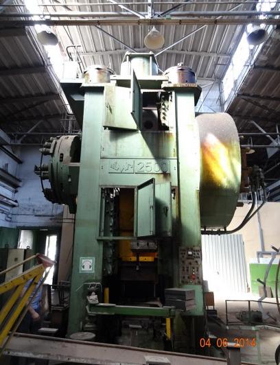 hot die forging press 2500t